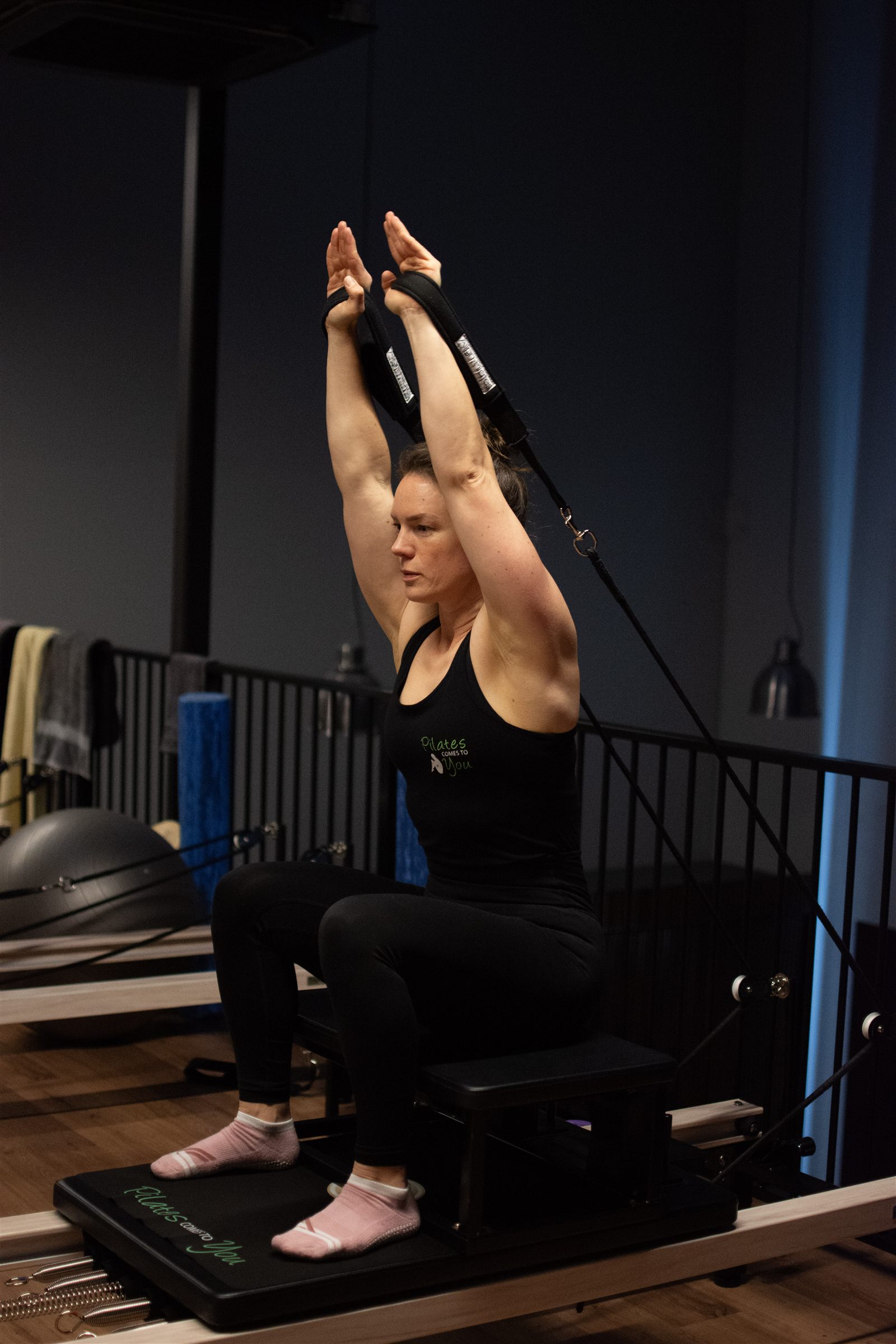 Reformer Pilates strength session at Pilates Comes To You, Picton NSW